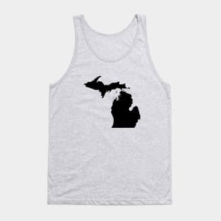 Michigan Black Tank Top